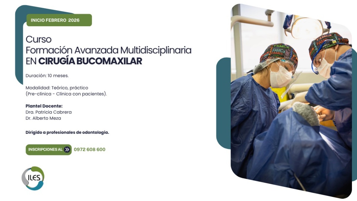 Formación Avanzada en Cirugía Bucomaxilar