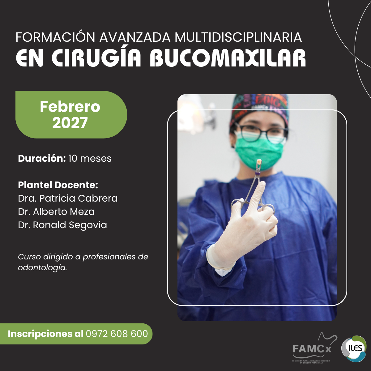 Formación Avanzada Multidisciplinaria en Cirugía Bucomaxilar
